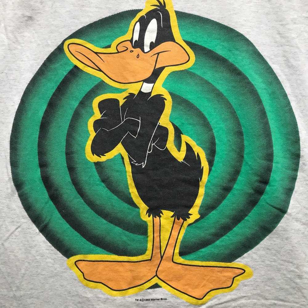 Vintage 1993 Looney Tunes Daffy Duck Flirts T-Shi… - image 7