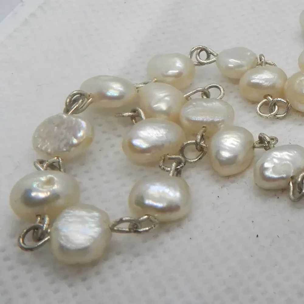 Signed 1928 Jewelry Company Faux Baroque Pearl Ne… - image 9