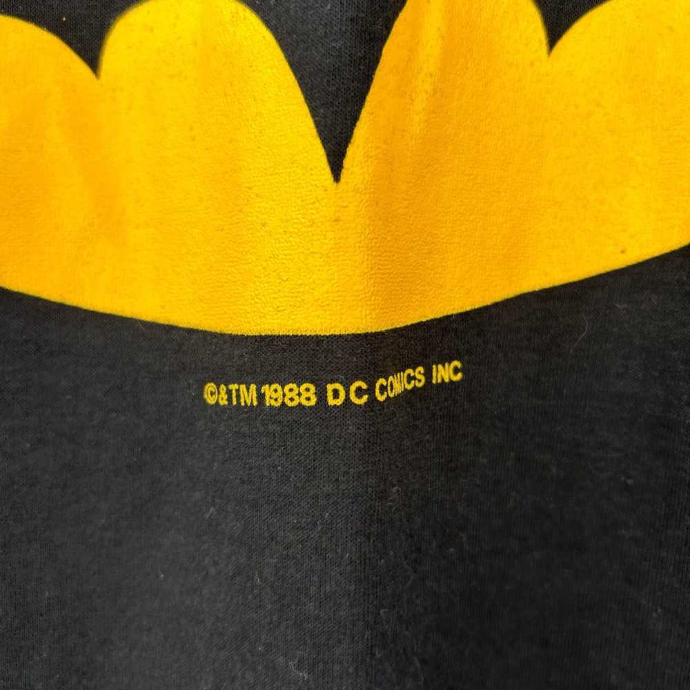 Vintage 1988 Batman DC Comics Inc TV Movie Shirt … - image 2