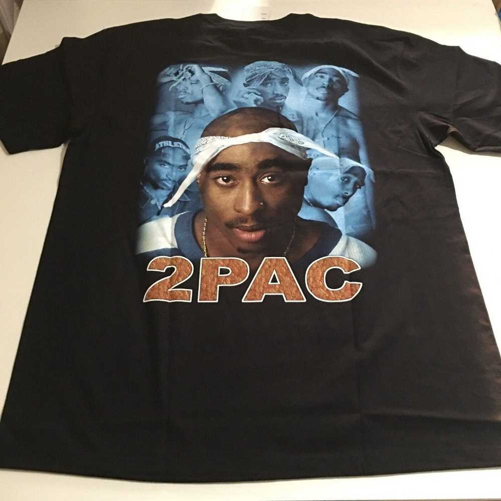 Tupac 2Pac Shakur All Eyez on Me T-Shirt XL Black… - image 3