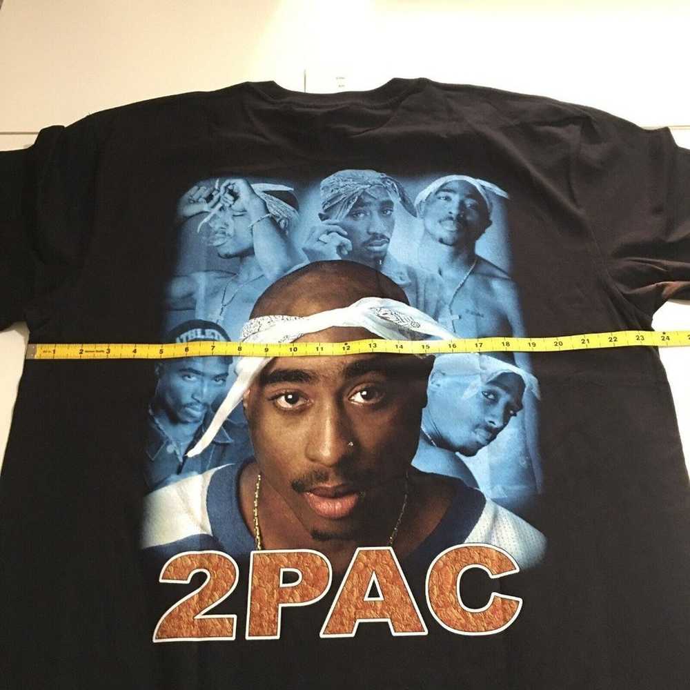 Tupac 2Pac Shakur All Eyez on Me T-Shirt XL Black… - image 4