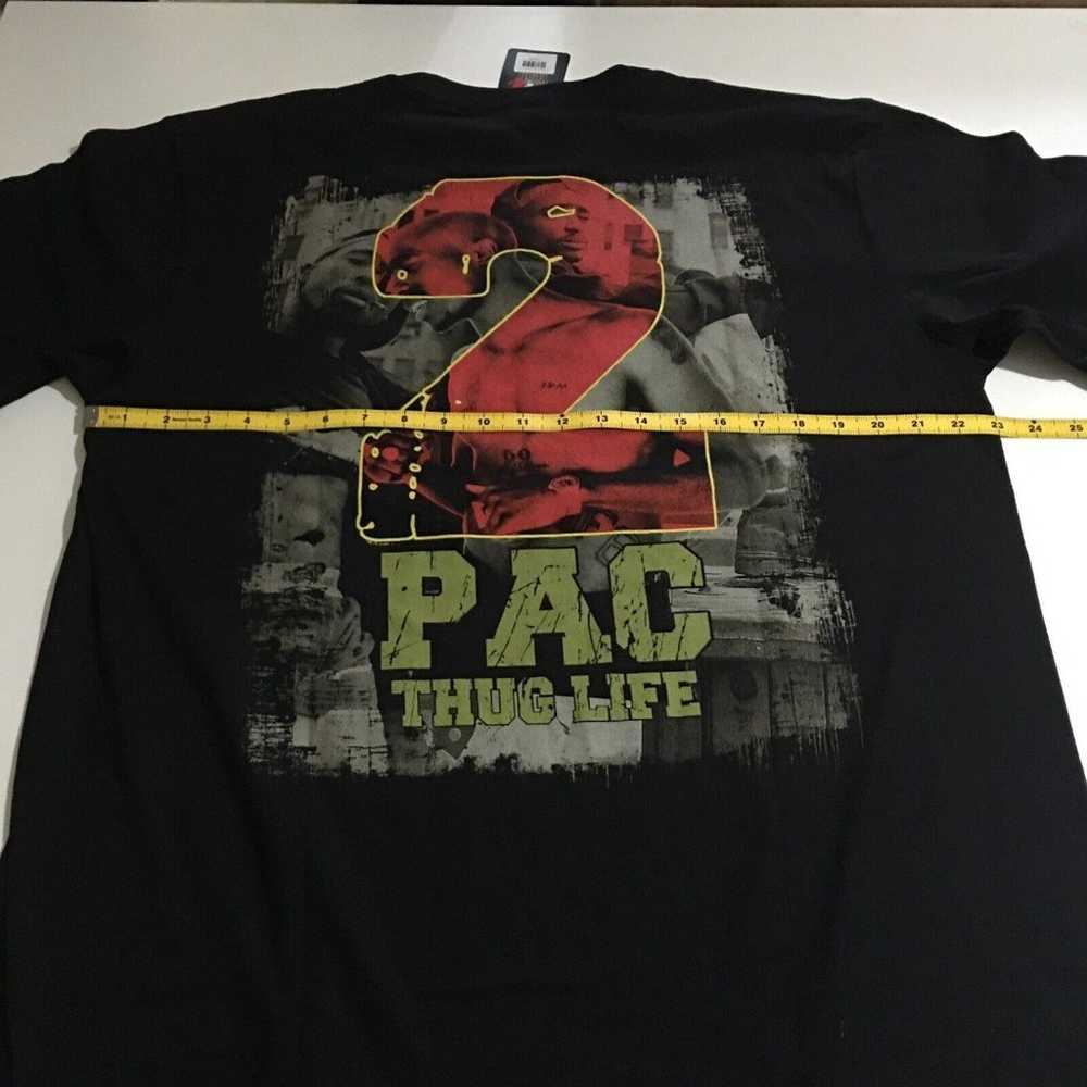 Tupac 2Pac Shakur Thug Life Rap Tee T-Shirt XL Ro… - image 4