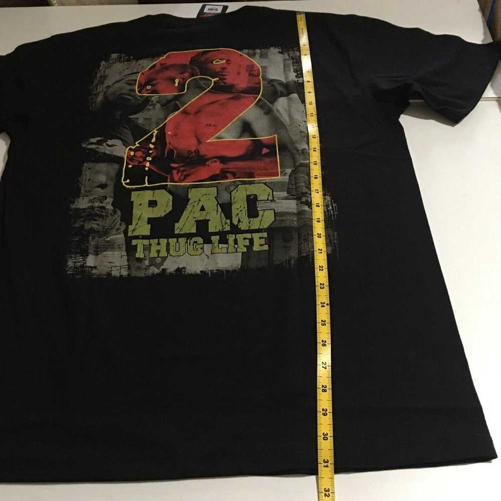 Tupac 2Pac Shakur Thug Life Rap Tee T-Shirt XL Ro… - image 5