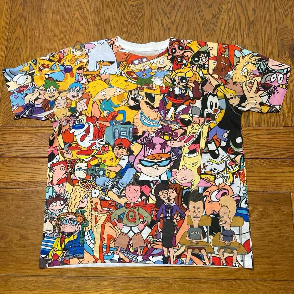 Men’s Vintage 90’s Cartoon Network All Over Graph… - image 1