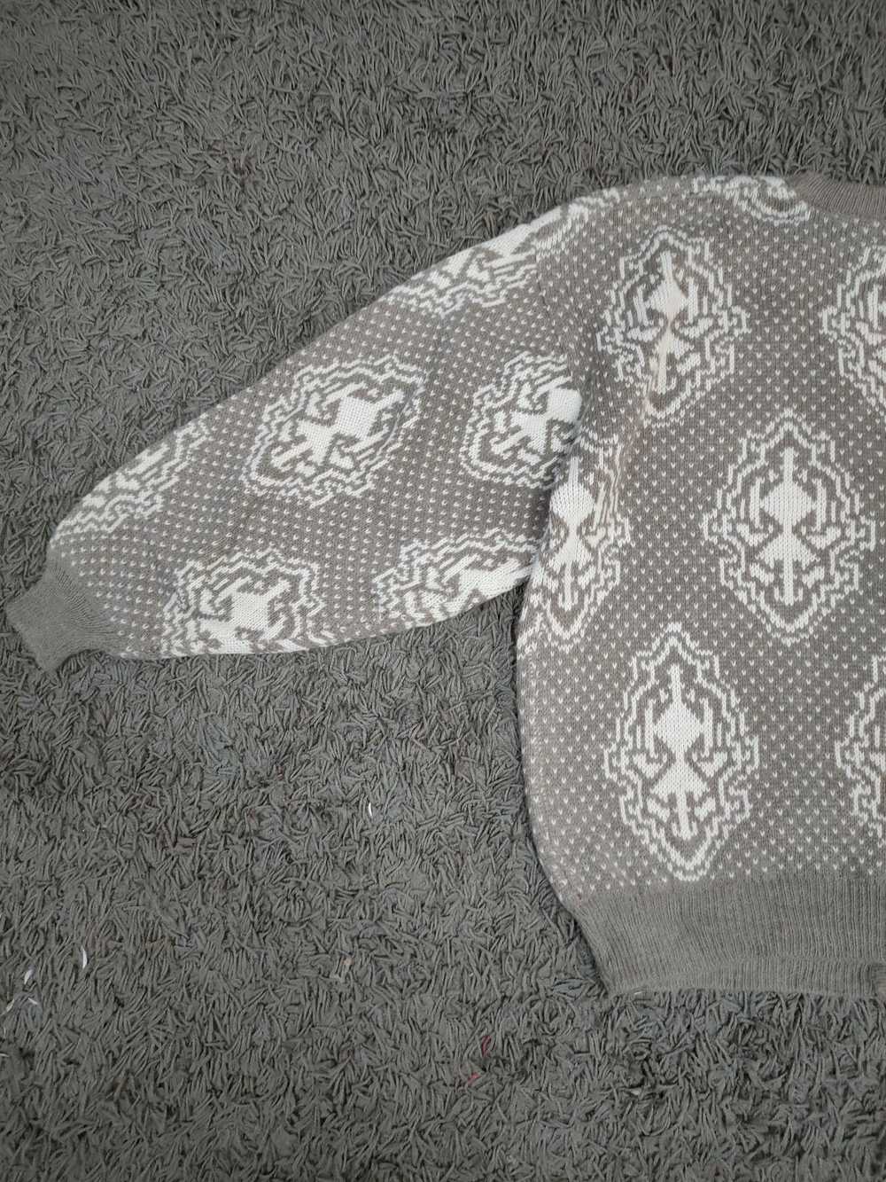 Homespun Knitwear × Japanese Brand × Patterned Ca… - image 4