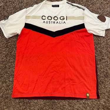 Vintage Coogi Australia T-Shirt Red/White - Mens … - image 1