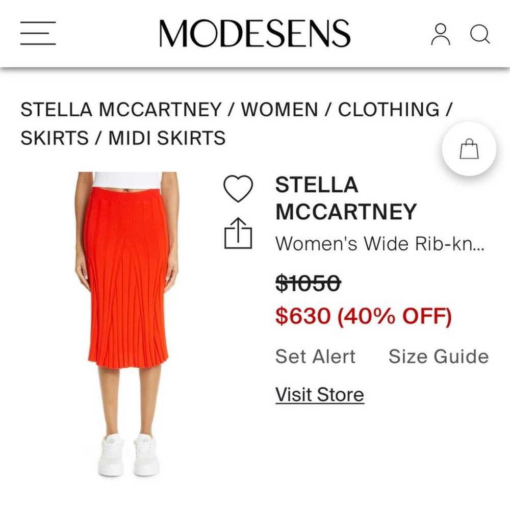 Stella McCartney Mid-length skirt - image 11