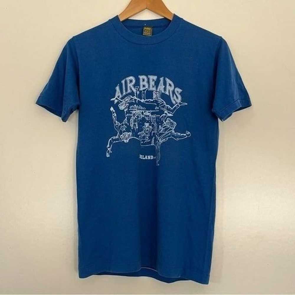 Jerzees by Russell Vintage 80s Tee Shirt AIR BEAR… - image 3
