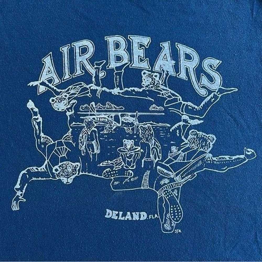Jerzees by Russell Vintage 80s Tee Shirt AIR BEAR… - image 4