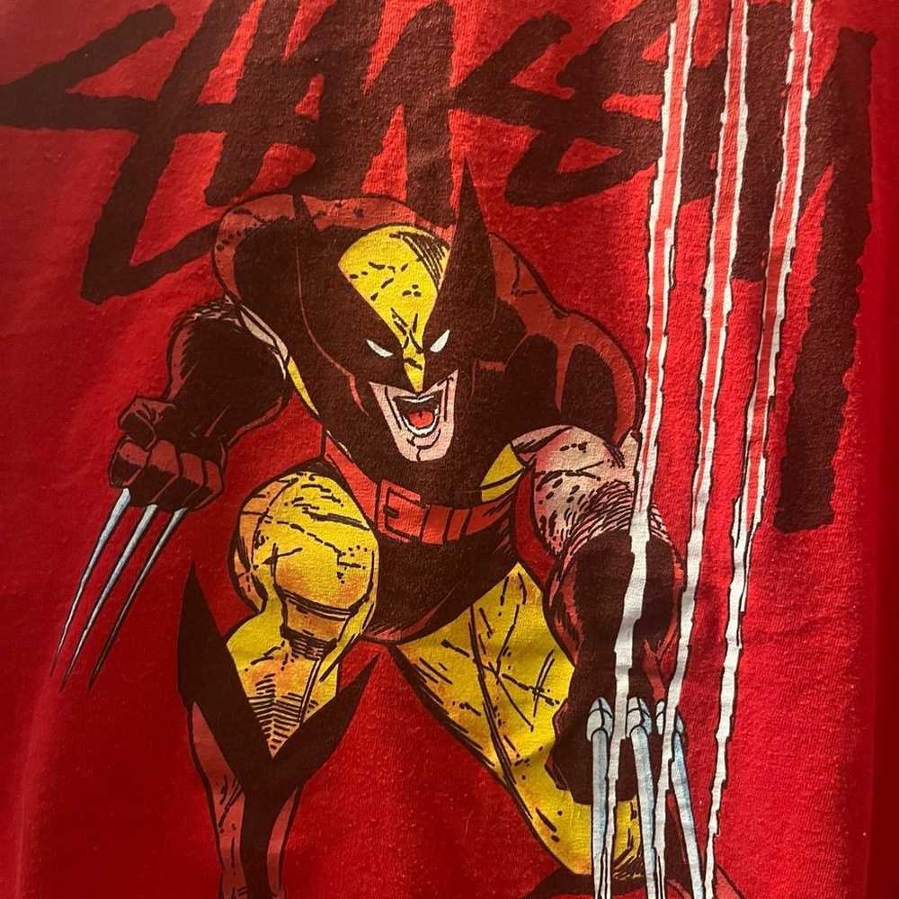 2011 Stussy X Marvel Comics Wolverine tshirt - image 6