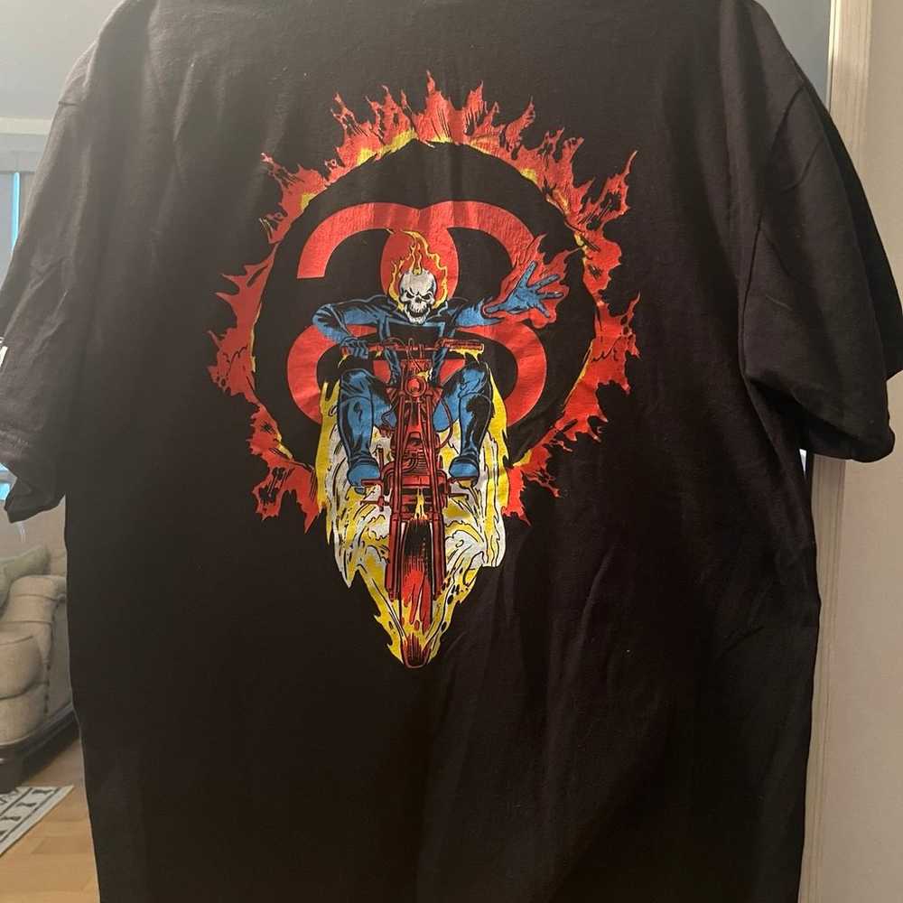 2011 Stussy X Marvel Ghost Rider Tshirt - image 2