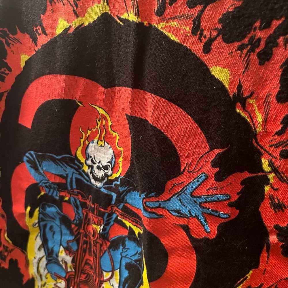 2011 Stussy X Marvel Ghost Rider Tshirt - image 6