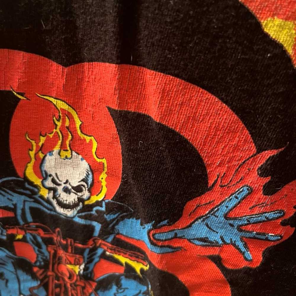 2011 Stussy X Marvel Ghost Rider Tshirt - image 7