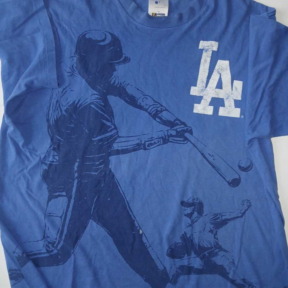 Vintage MLB Los Angeles Dodgers Locker Line singl… - image 3