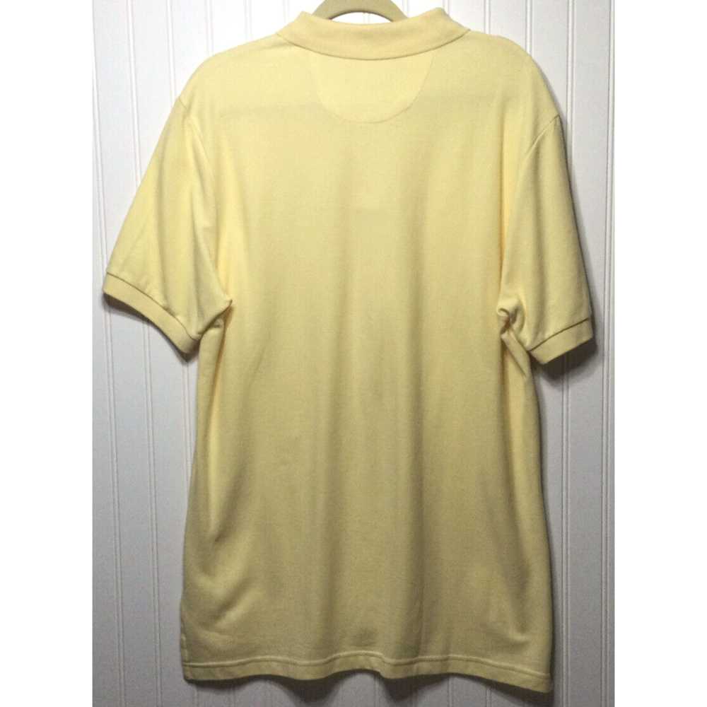 Chaps CHAPS Mens Size Large Yellow Polo Shirt S/S… - image 2