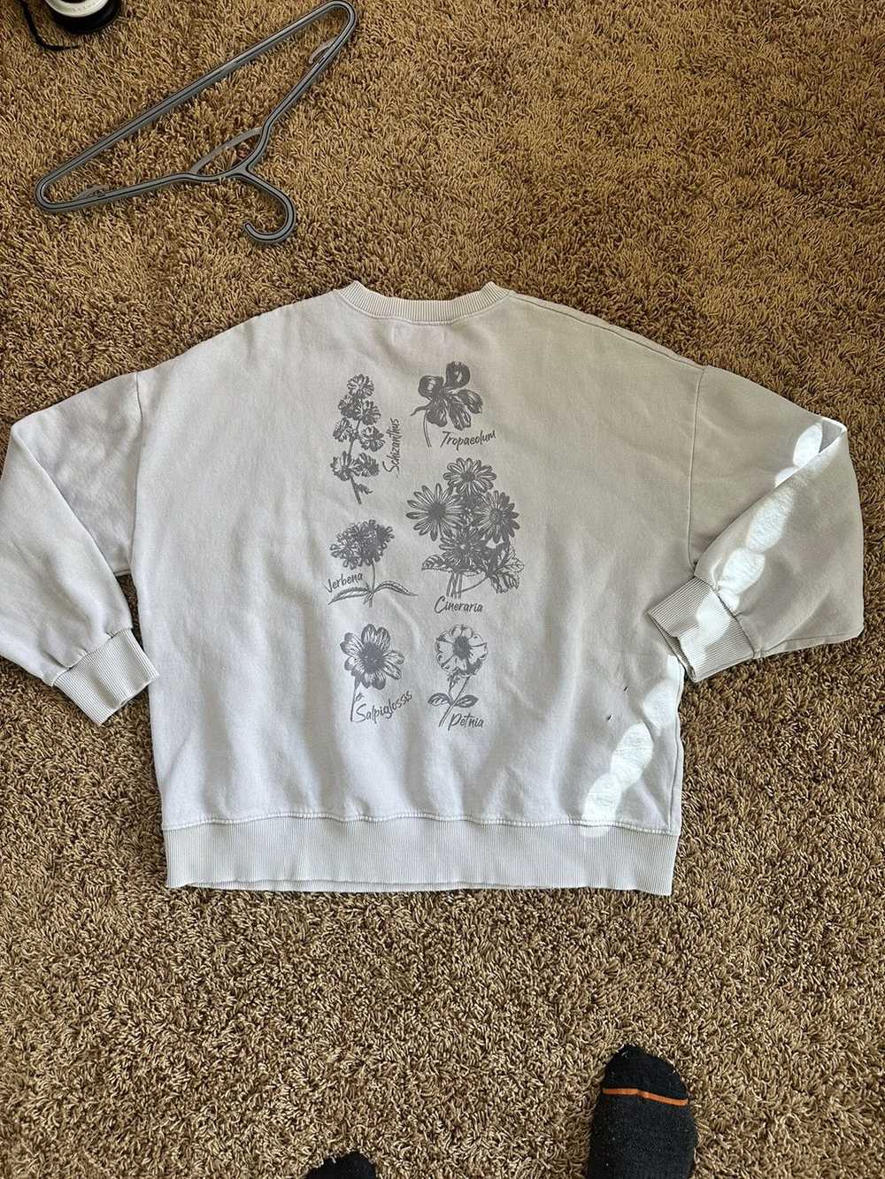 Pull & Bear wildflower sweatshirt made in portugal - image 2
