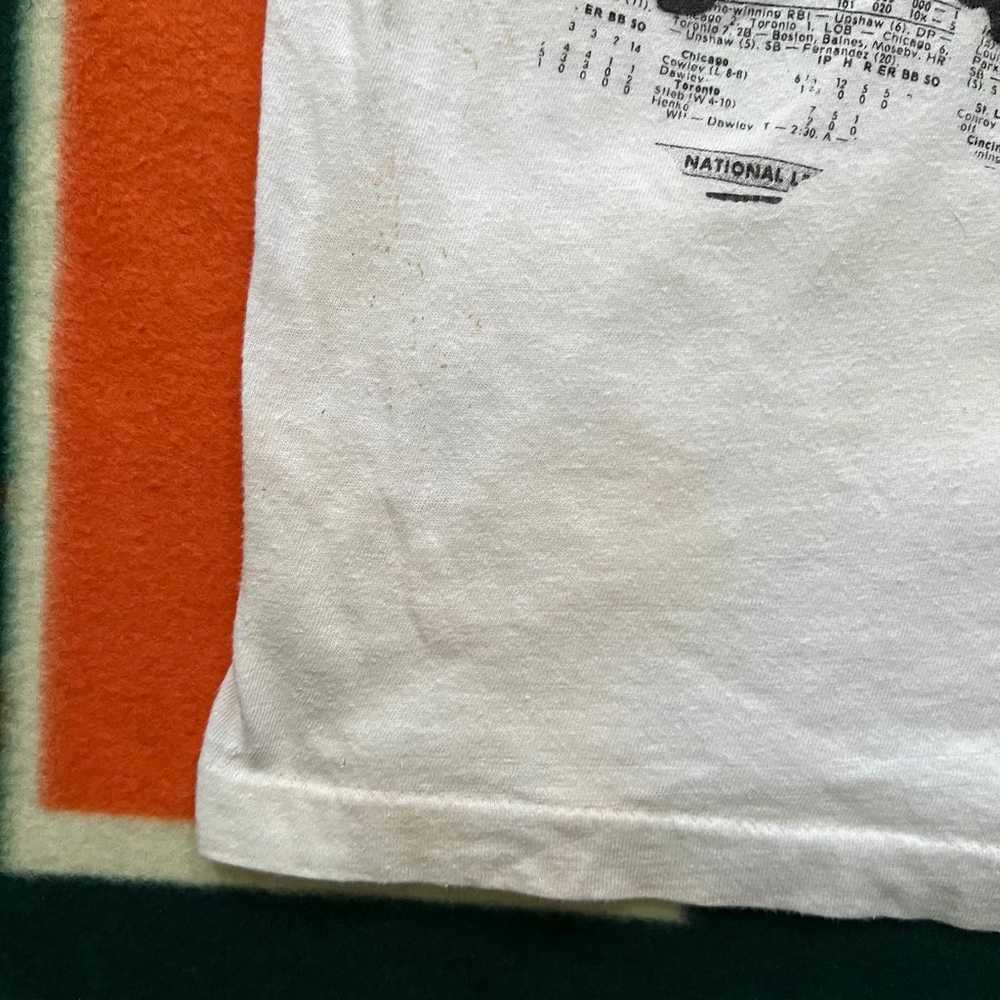 Vintage 1986 Huey Lewis and The News Shirt White … - image 7
