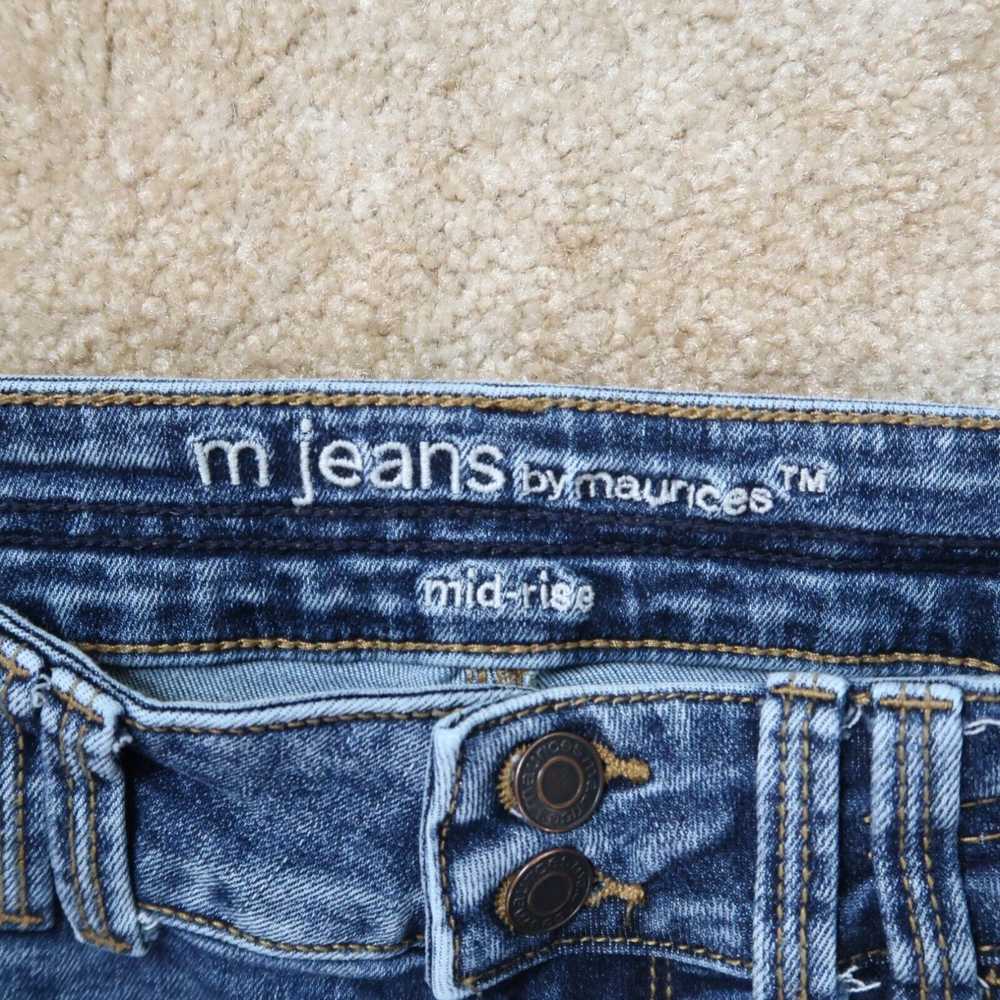 Vintage Maurices Skinny Jeans Mid Rise Women's Me… - image 3