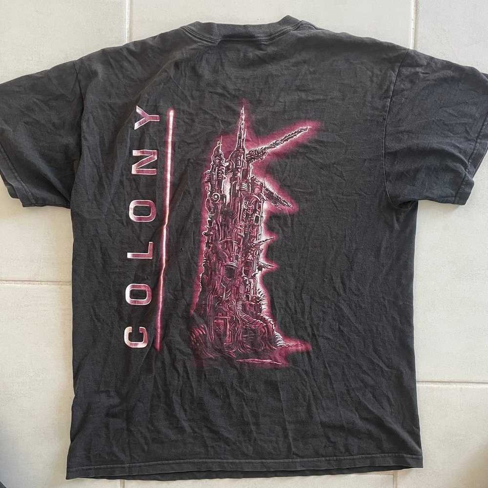 In Flames Colony Original Shirt Rare Metal - image 2