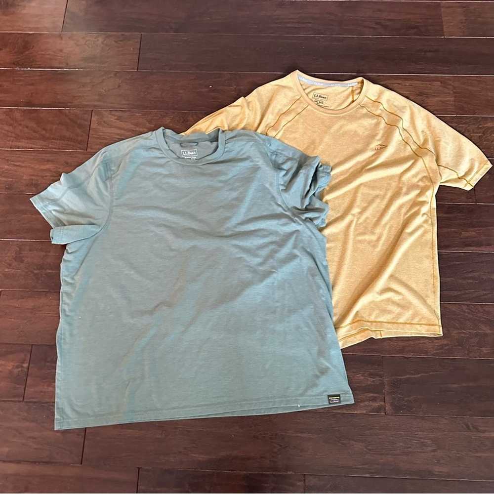 LL Bean  Lot of 2 T Shirt Short Sleeve Stretch Te… - image 12