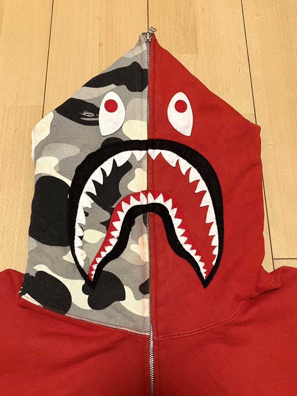 Bape 1st Camo Shark Full Zip Hoodie - image 4