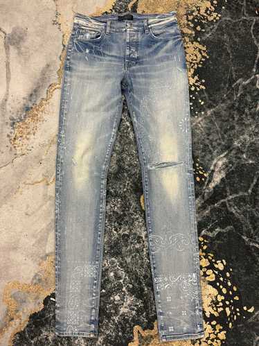 Amiri Amiri Jeans Blue Paisley Size 32