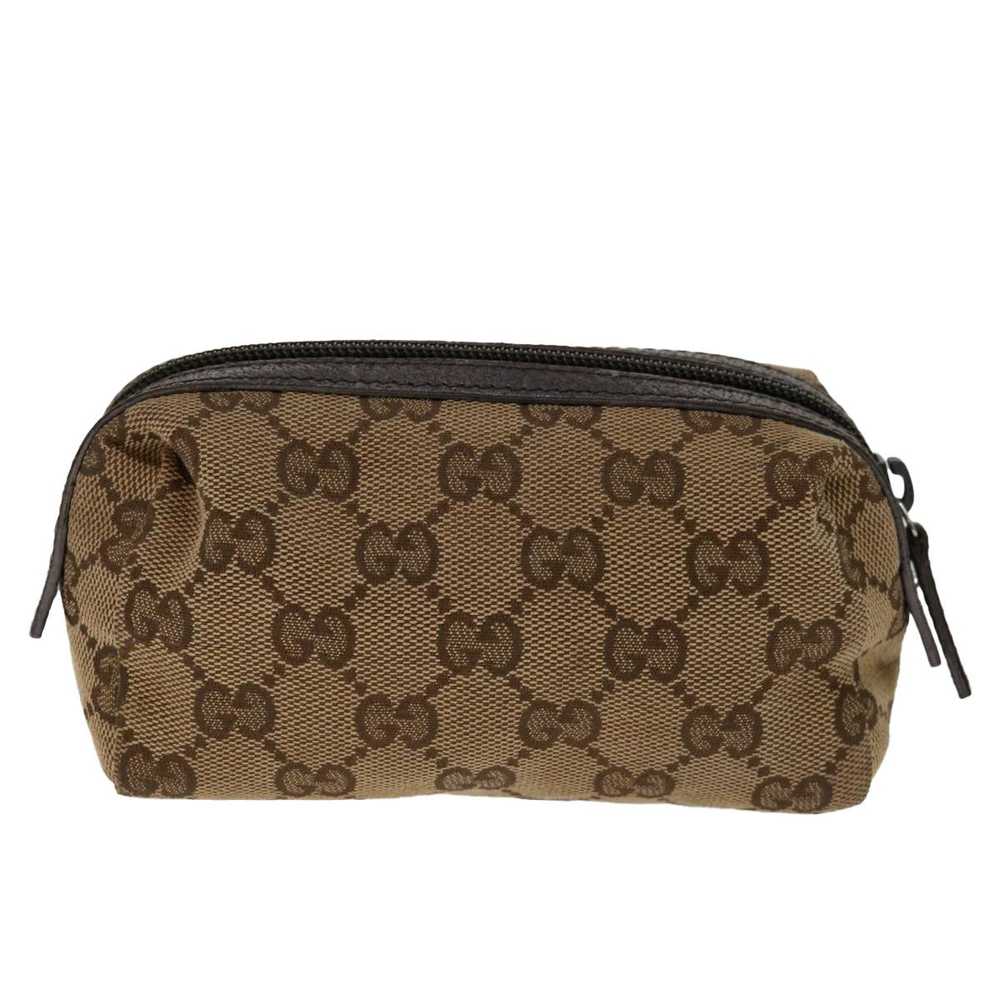 Gucci GUCCI GG Canvas Pouch Beige 29596 Auth 69749 - image 2