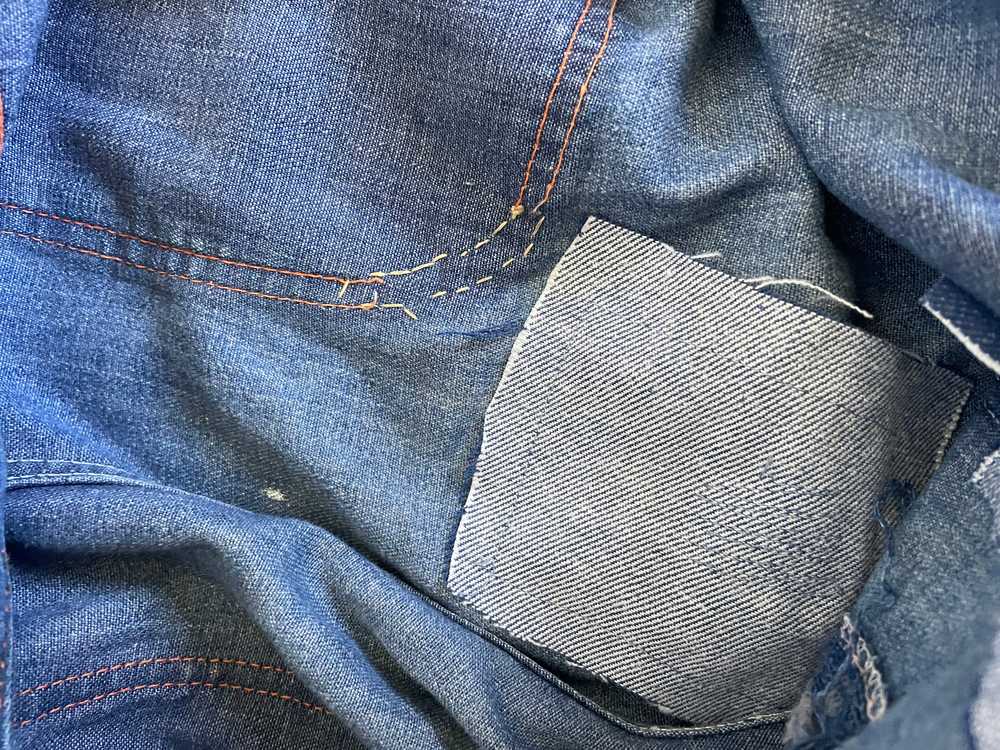 50s Paint Splatter Side Zip Jeans - image 12