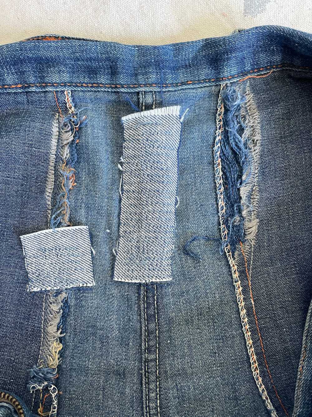 50s Paint Splatter Side Zip Jeans - image 9