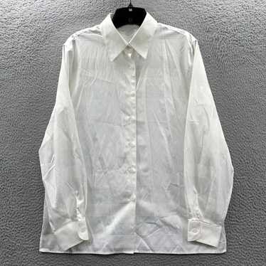 Vintage Foxcroft Shirt Womens Size 12 Button Up B… - image 1