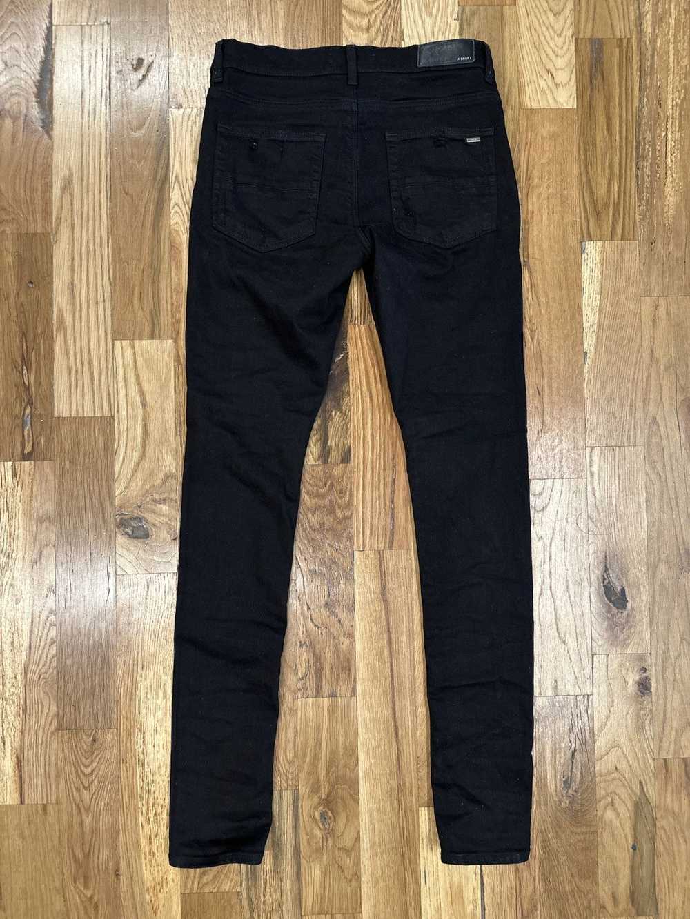 Amiri Amiri Plain Black Denim Jeans Sz 30 - image 2