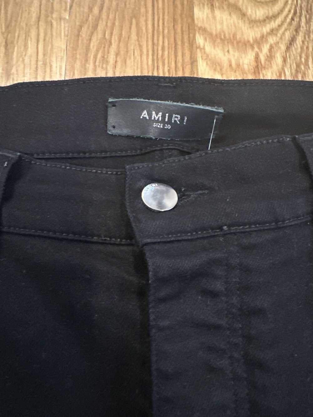 Amiri Amiri Plain Black Denim Jeans Sz 30 - image 3