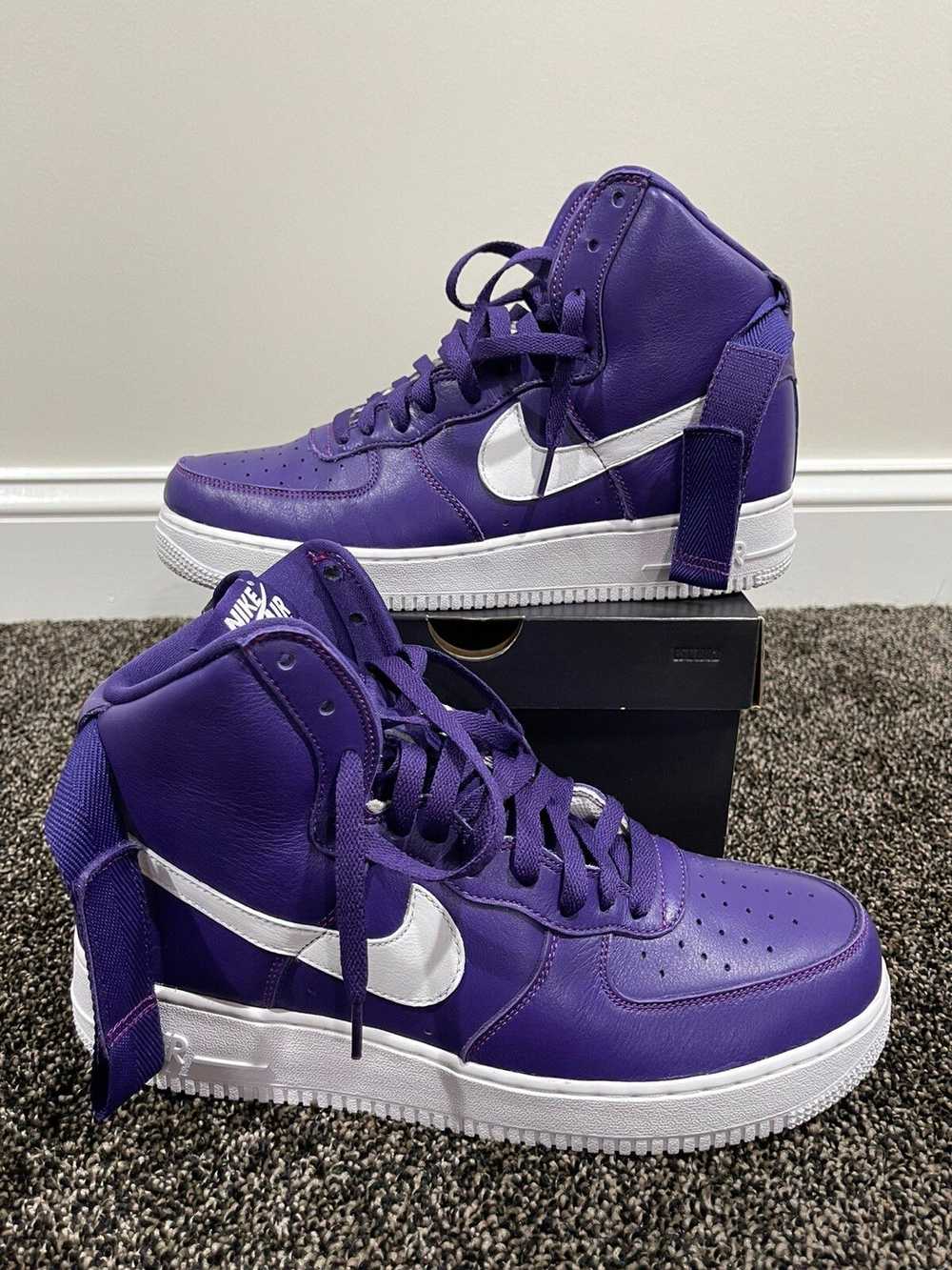 Nike Nike Air Force 1 High SP Purple White 2015 - image 2