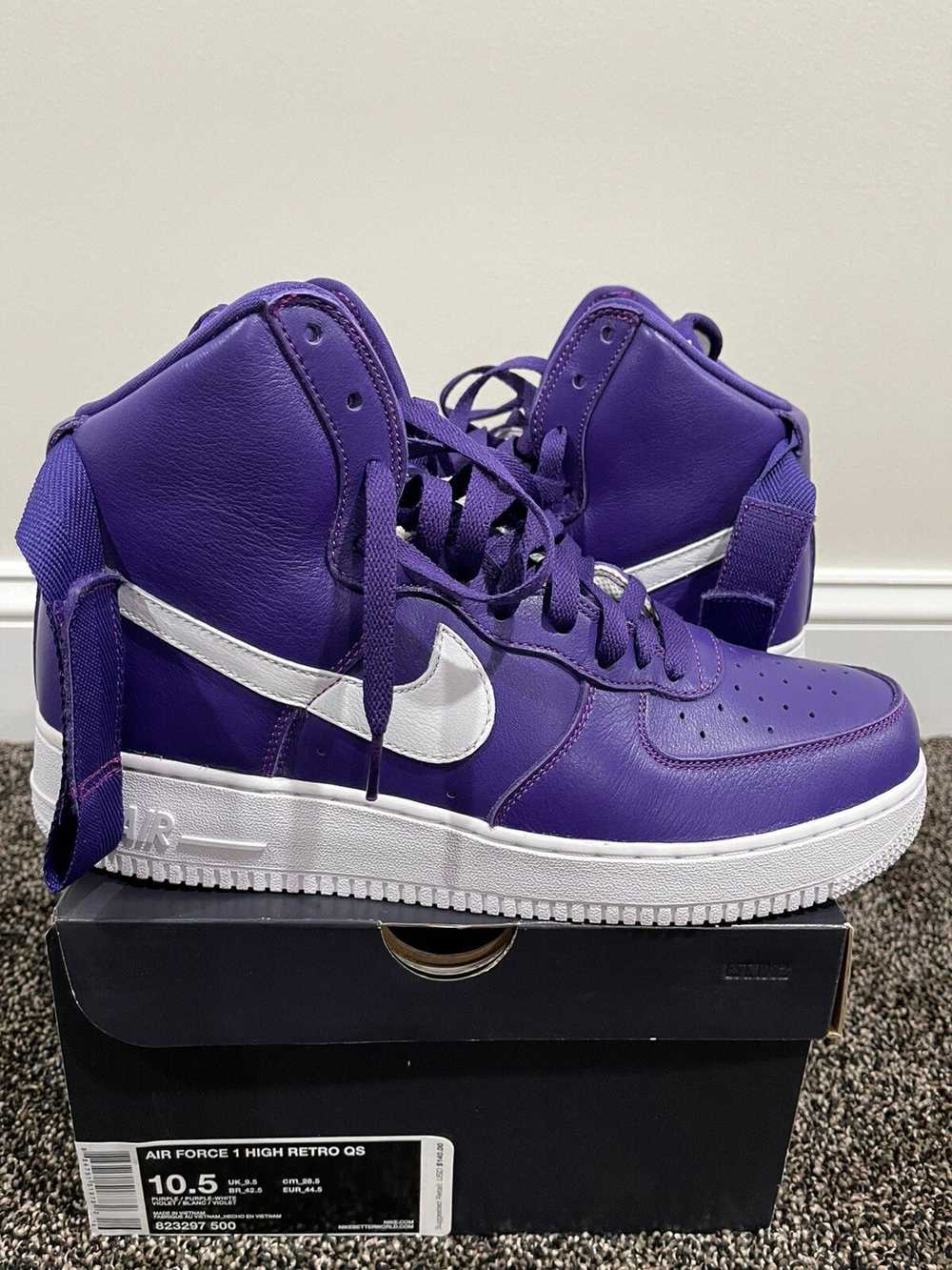 Nike Nike Air Force 1 High SP Purple White 2015 - image 3