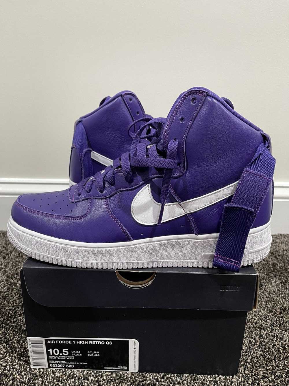 Nike Nike Air Force 1 High SP Purple White 2015 - image 4