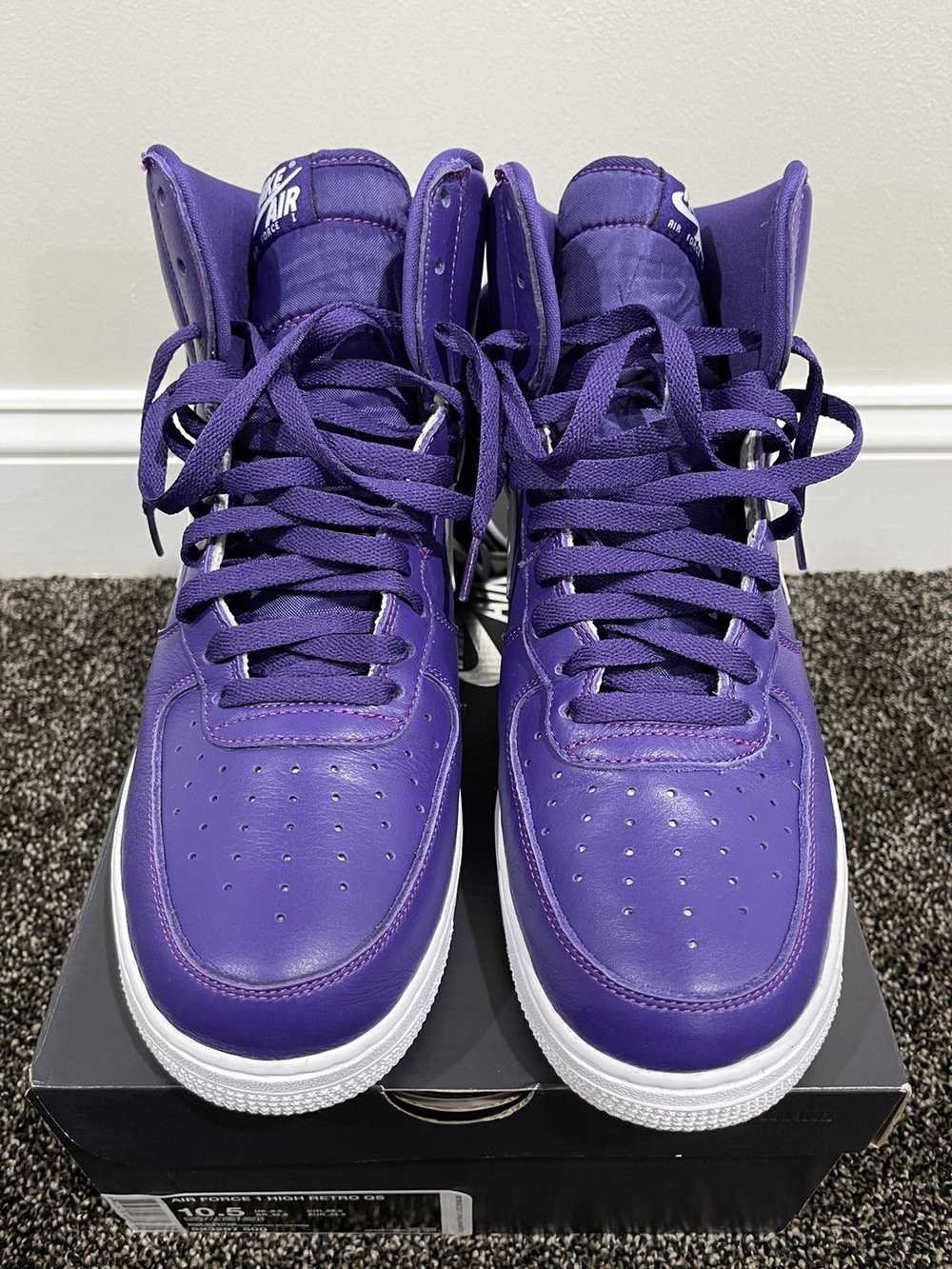 Nike Nike Air Force 1 High SP Purple White 2015 - image 5