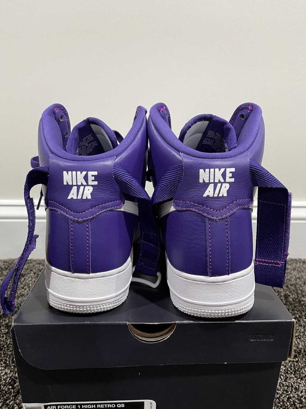 Nike Nike Air Force 1 High SP Purple White 2015 - image 7