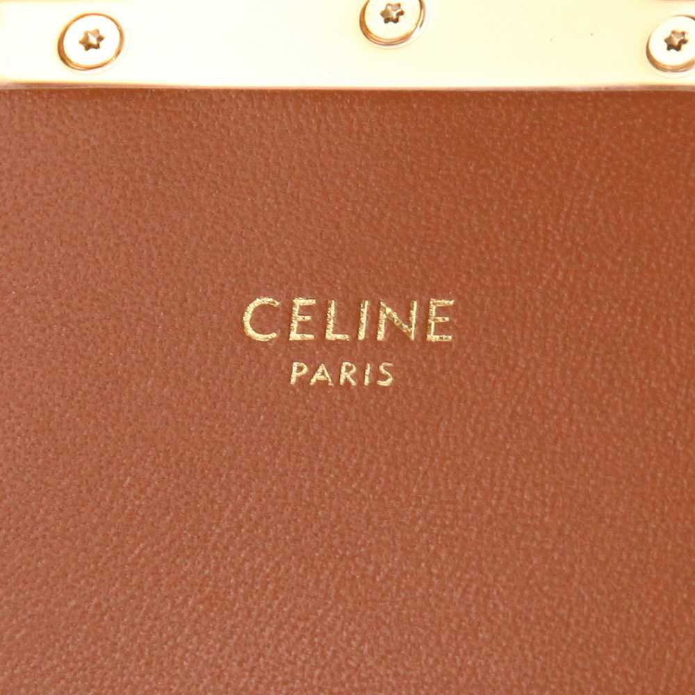 Celine Triomphe Teen shoulder bag in navy blue "T… - image 3