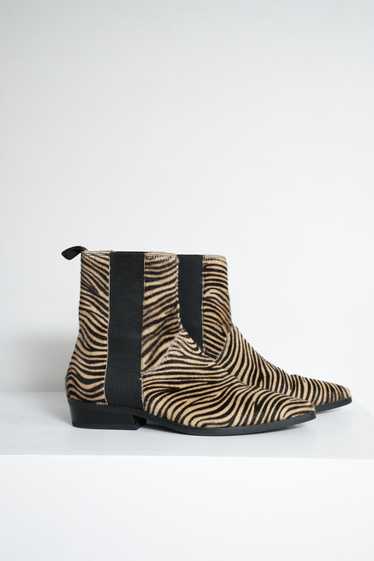 Tiger Stripe Chelsea Boots