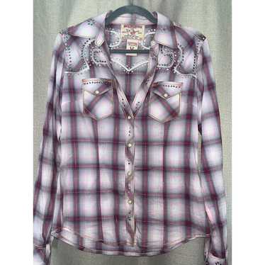 True Religion Button Down Flannel