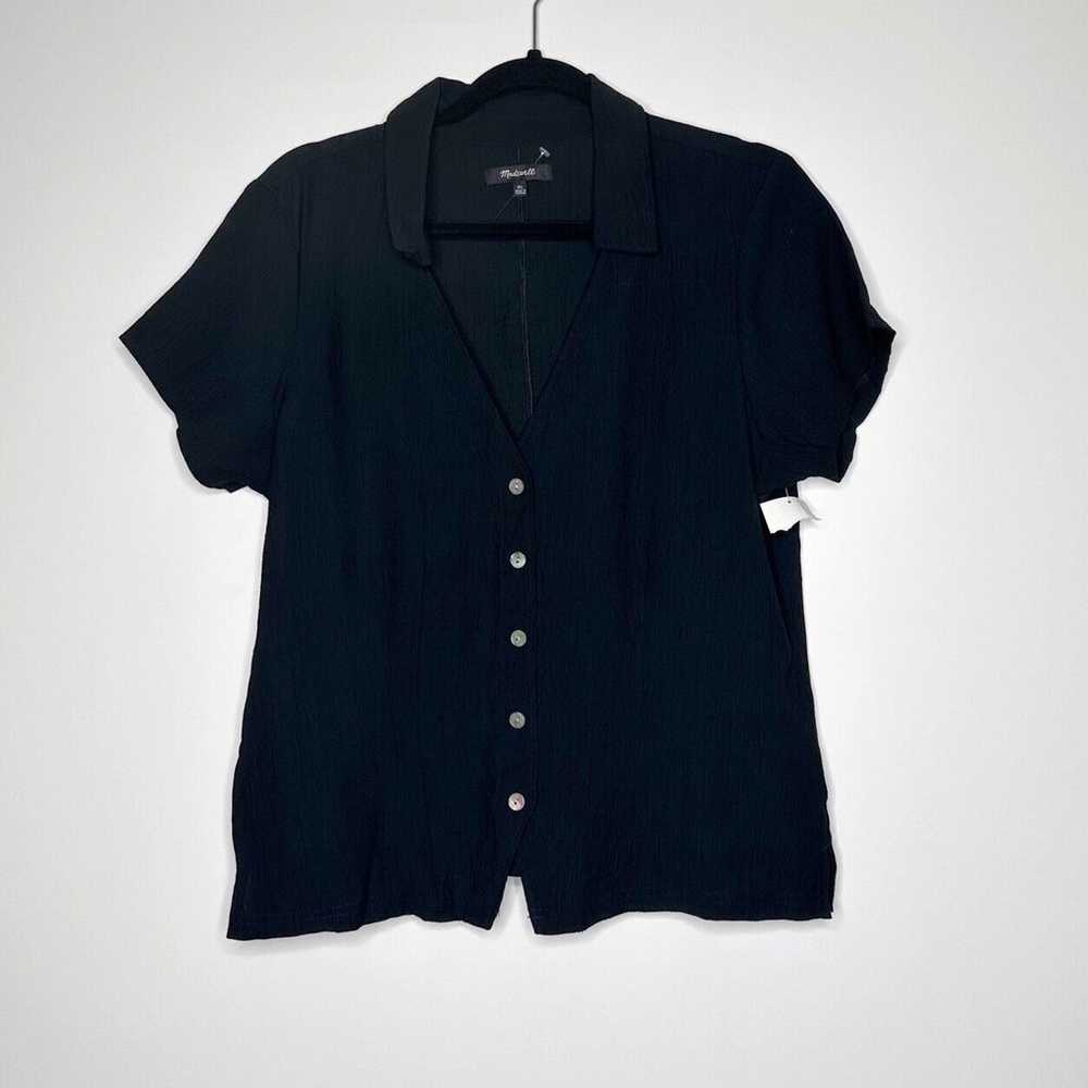 NWOT Madewell Button Down Resort Shirt Short Slee… - image 2