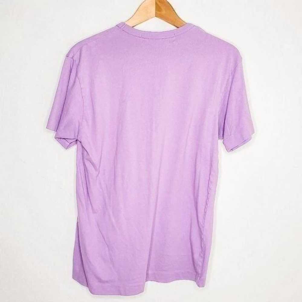 Comme des Garcons PLAY Purple Small Heart Embroid… - image 5