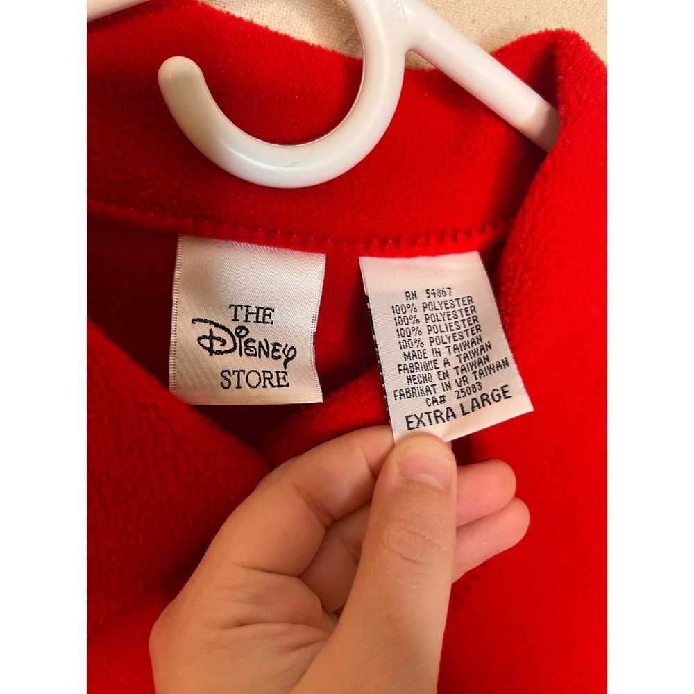 Vintage 1990s Disney Store Red Fleece 101 Dalmati… - image 2