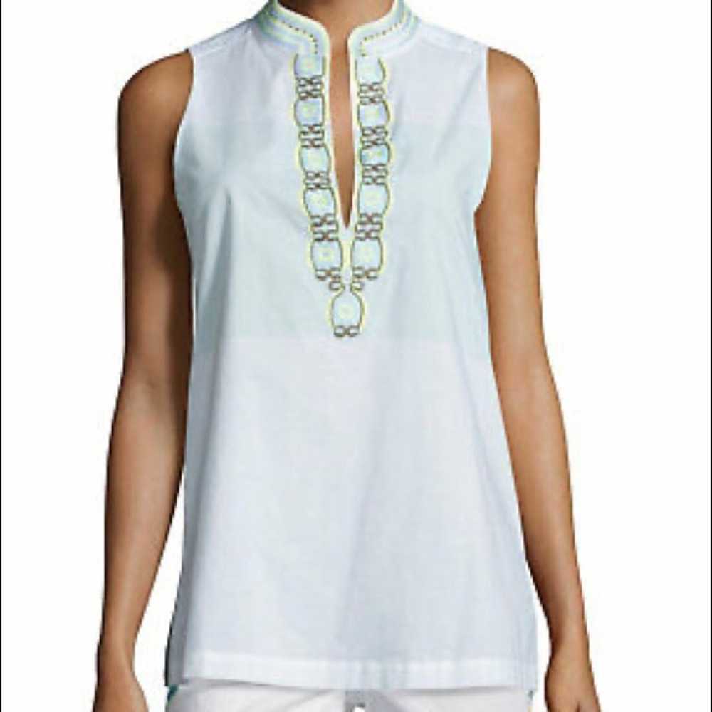 Tory Burch Embroidered Tunic 8 - image 2