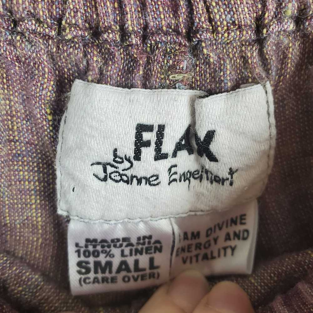 FLAX by Jeanne Engelhart Womens Small 100% Linen … - image 11