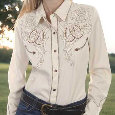 Scully Embroidered Western Shirt