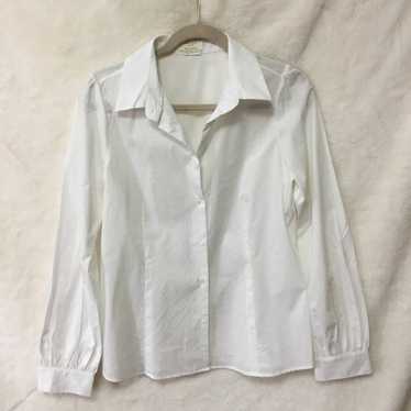 Kate Spade White Classic Long Shirt - image 1