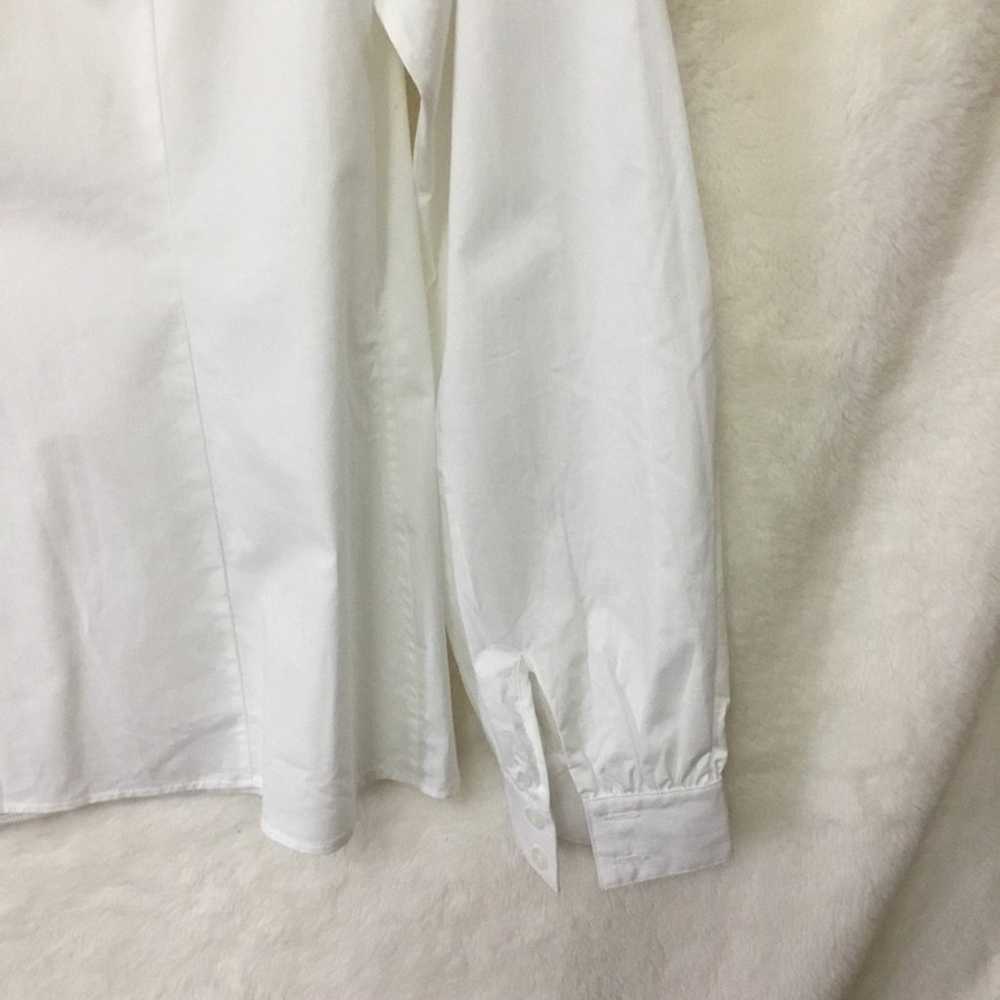 Kate Spade White Classic Long Shirt - image 7