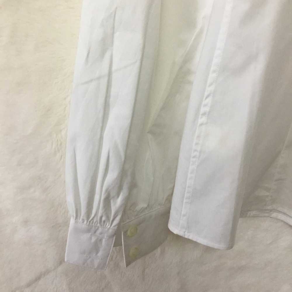 Kate Spade White Classic Long Shirt - image 8