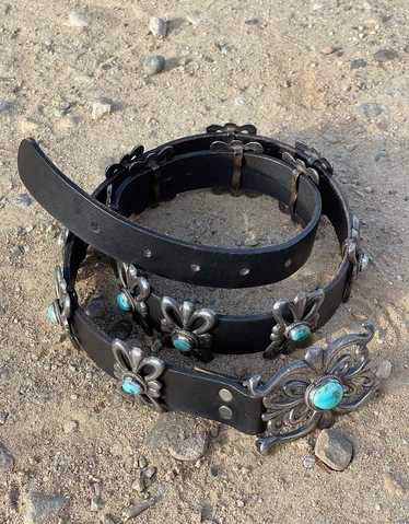 Concho Belt - Turquoise/Silver